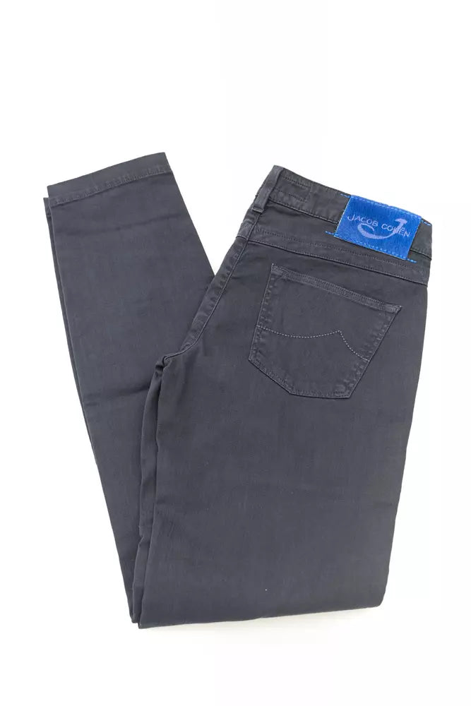 Chic Slim-Fit Pony Skin Label Jeans - SEHABRANDS