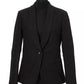 Black Cotton Women Blazer - SEHABRANDS