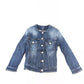 Blue Cotton Women Jacket - SEHABRANDS