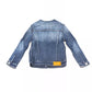 Blue Cotton Women Jacket - SEHABRANDS