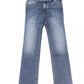 Blue Cotton Women Jeans - SEHABRANDS