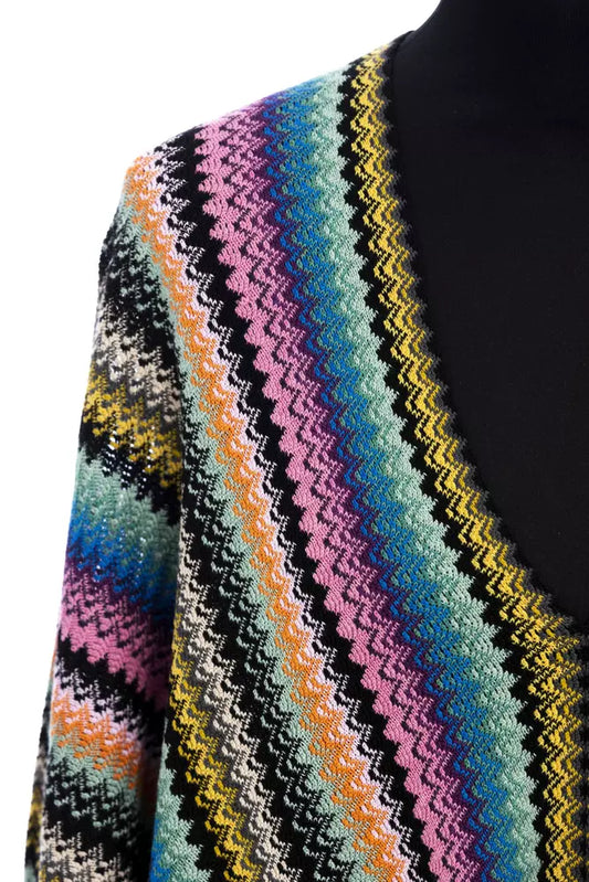 Multicolor Wool Women Poncho - SEHABRANDS