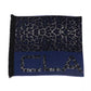 Blue Wool Men Scarf - SEHABRANDS