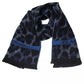 Blue Wool Men Scarf - SEHABRANDS