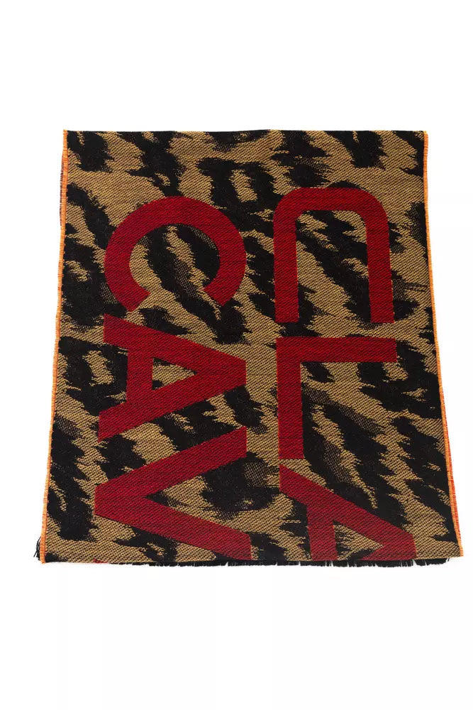 Brown Wool Men Scarf - SEHABRANDS