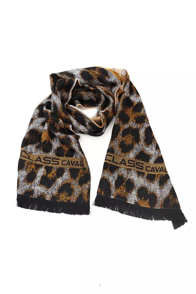 Brown Wool Men Scarf - SEHABRANDS