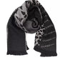 Black Wool Men Scarf - SEHABRANDS