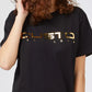 Black Cotton Women T-Shirt - SEHABRANDS