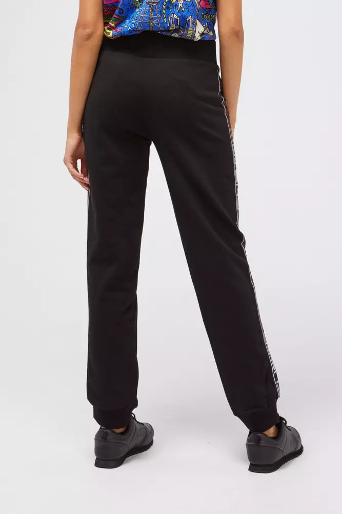 Black Cotton Women Sweatpant - SEHABRANDS