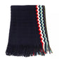 Black Wool Men Scarf - SEHABRANDS