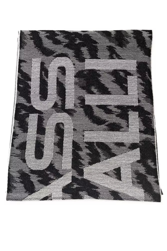 Gray Wool Men Scarf - SEHABRANDS