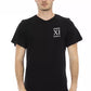 Black Cotton Men T-Shirt - SEHABRANDS