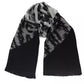 Gray Wool Men Scarf - SEHABRANDS