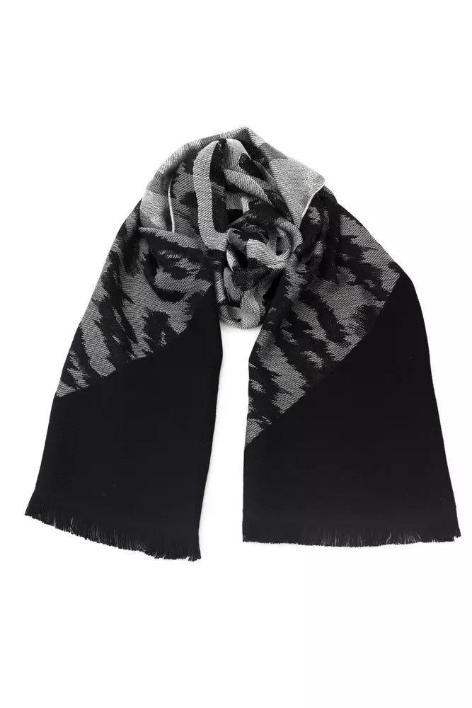 Gray Wool Men Scarf - SEHABRANDS