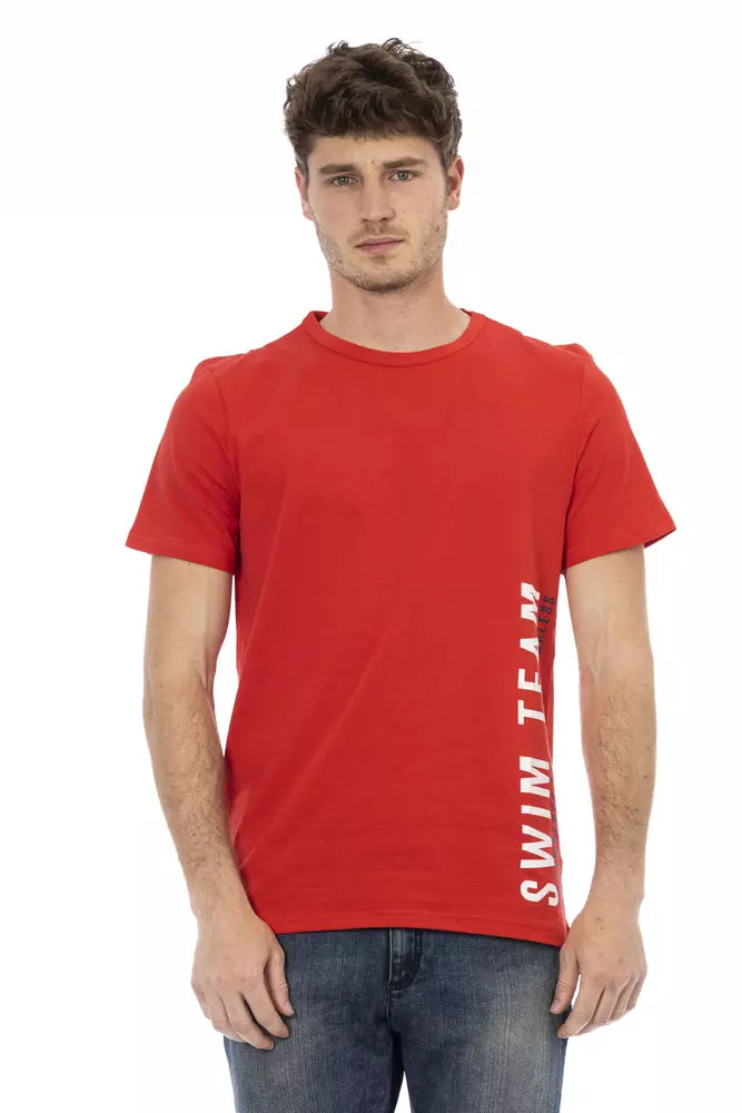 Red Cotton Men's T-Shirt - SEHABRANDS