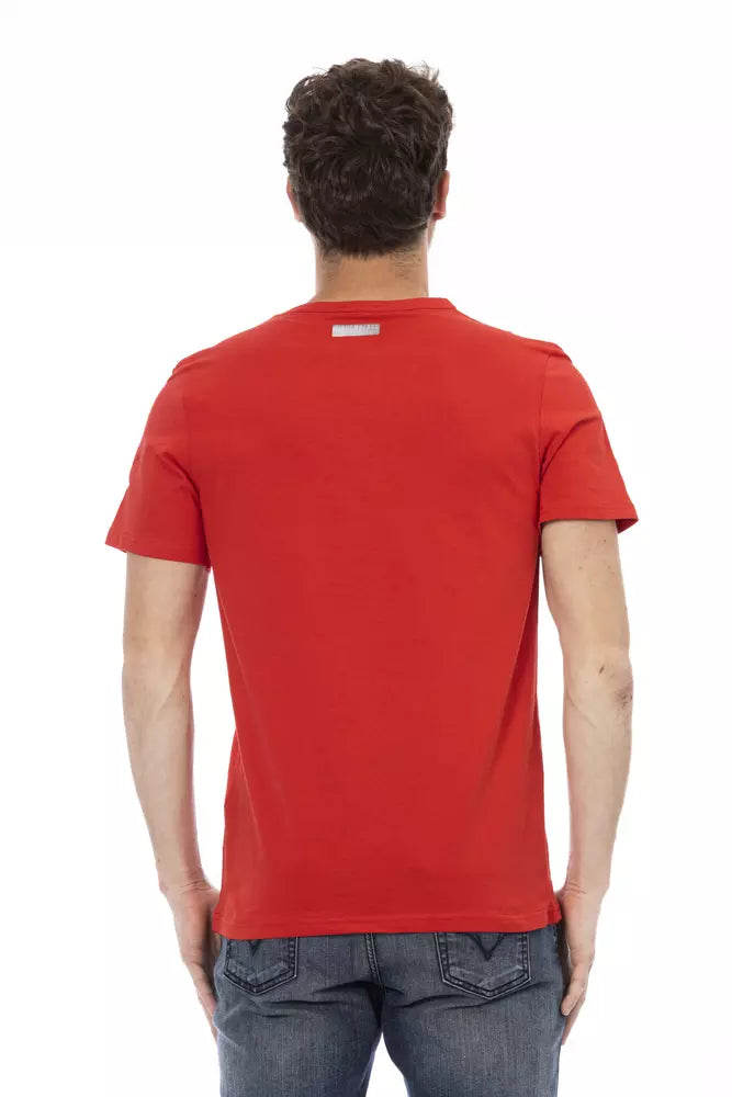 Red Cotton Men's T-Shirt - SEHABRANDS