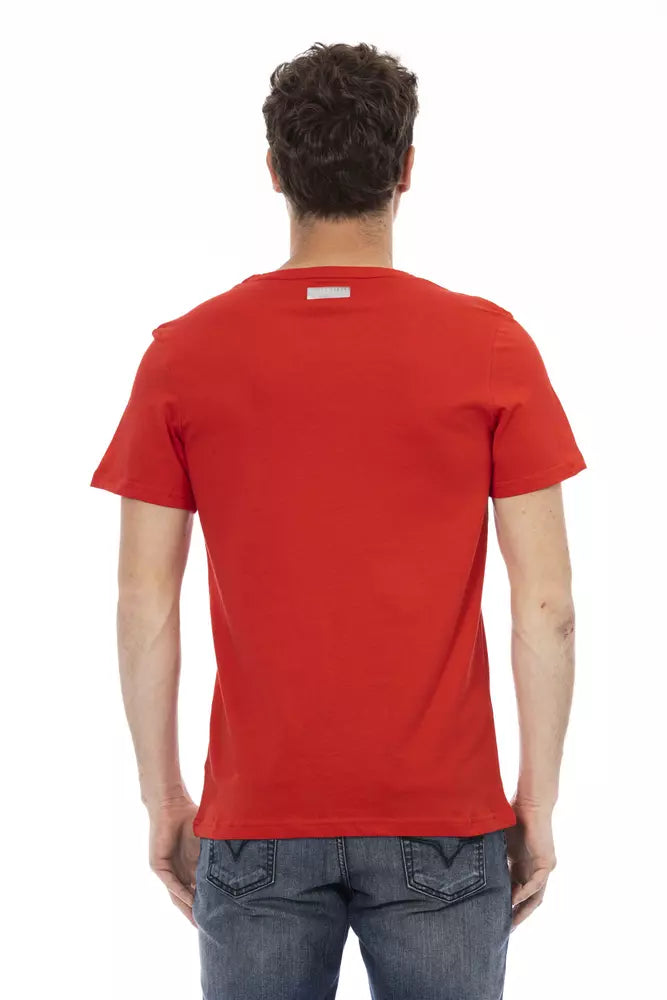 Red Cotton Men T-Shirt - SEHABRANDS