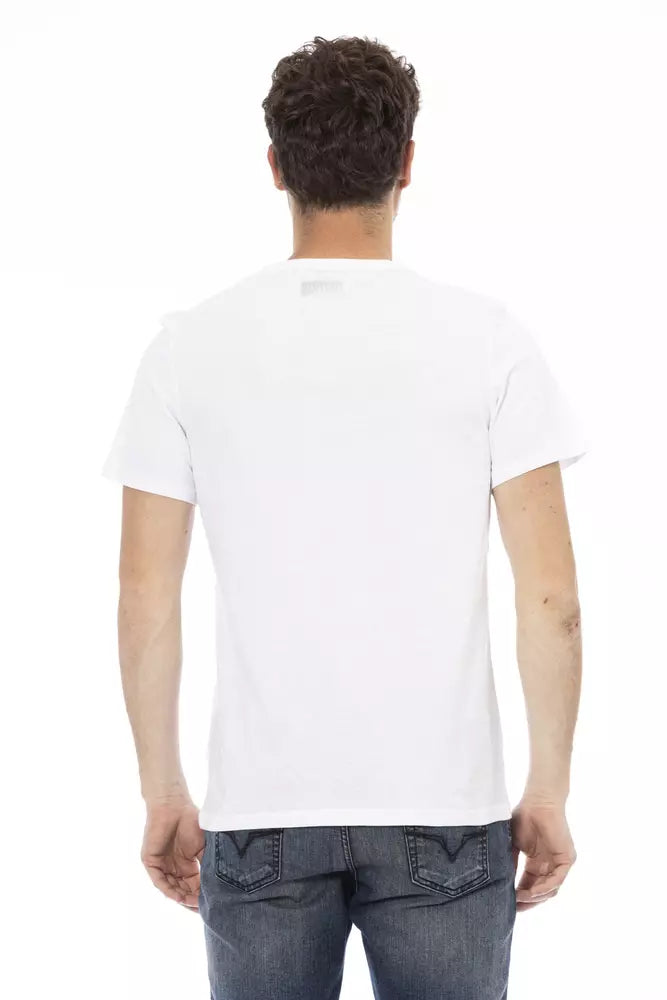 White Cotton Men T-Shirt - SEHABRANDS