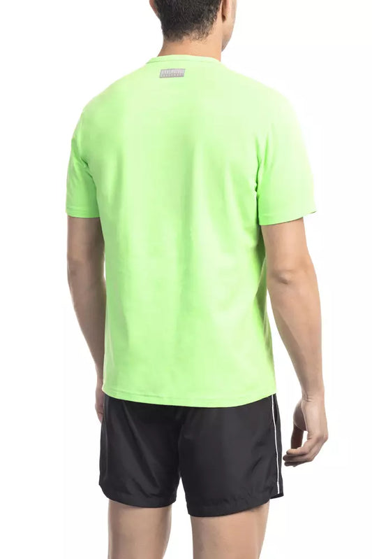 Green Cotton Men T-Shirt - SEHABRANDS