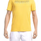 Yellow Cotton Men T-Shirt - SEHABRANDS