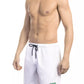 White Polyester Men Swim Short - SEHABRANDS