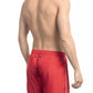 Red Polyester Men Swim Short - SEHABRANDS