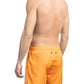 Orange Polyester Mens Swim Short - SEHABRANDS