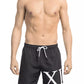 Black Polyester Men Swim Short - SEHABRANDS