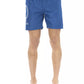 Blue Polyester Men Swim Short - SEHABRANDS