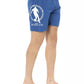 Blue Polyester Men Swim Short - SEHABRANDS