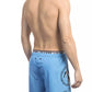 Light Blue Polyester Men Swim Short - SEHABRANDS