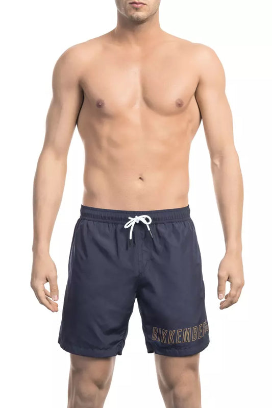 Blue Polyester Men Swimwear - SEHABRANDS