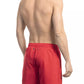 Red Polyester Men Swim Short - SEHABRANDS