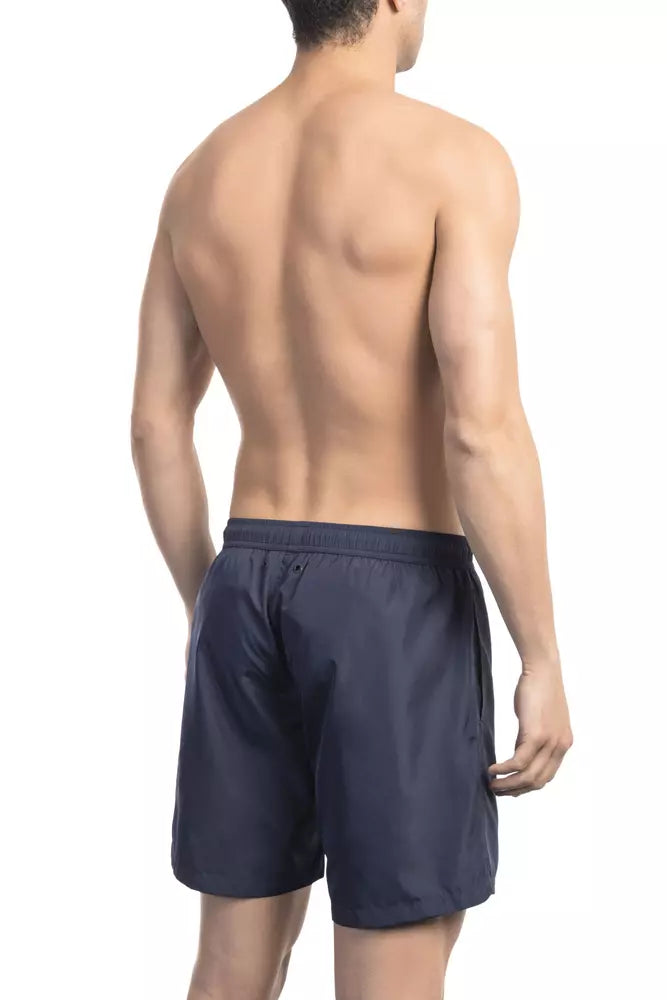 Blue Polyester Men Swimwear - SEHABRANDS