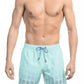 Light Blue Polyester Men Swim Short - SEHABRANDS