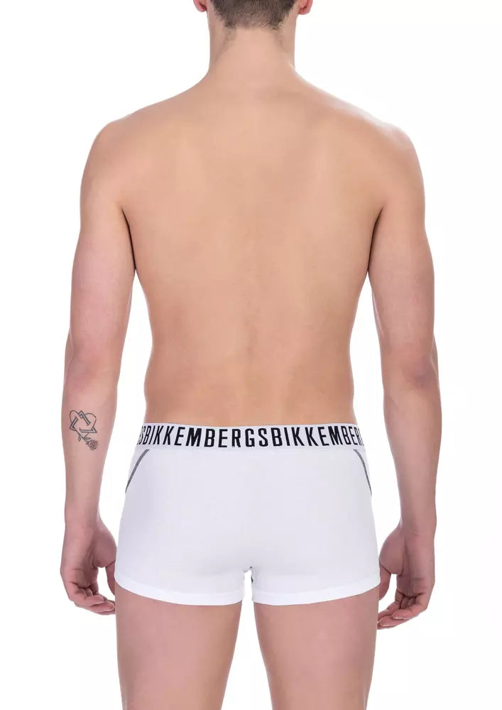 White Cotton Men Trunk - SEHABRANDS