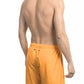 Orange Polyester Men Swim Short - SEHABRANDS