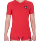 Red Cotton Men T-Shirt - SEHABRANDS