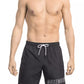 Black Polyester Men Swim Short - SEHABRANDS