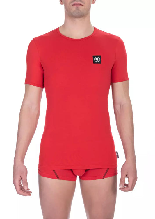 Red Cotton Men's T-Shirt - SEHABRANDS