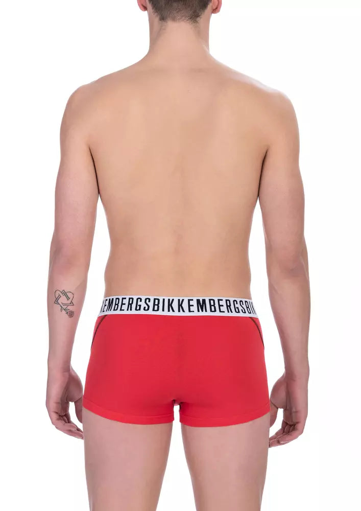 Red Cotton Men's Underwear Trunk - SEHABRANDS