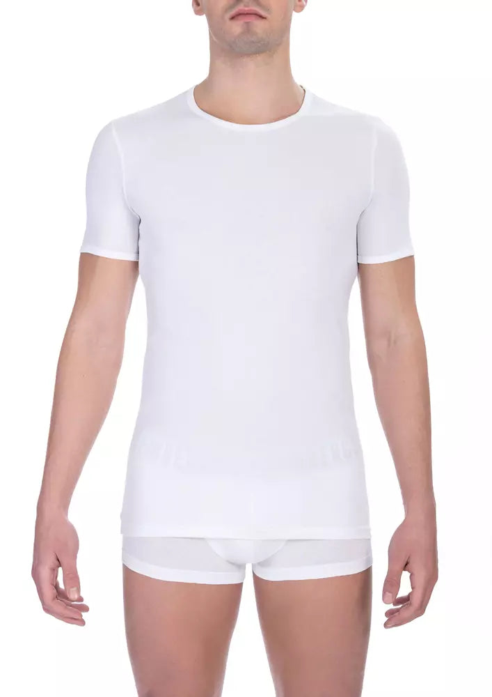 White Cotton Men's T-Shirt - SEHABRANDS