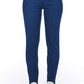 Blue Cotton Women Skinny Jean - SEHABRANDS