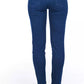 Blue Cotton Women Skinny Jean - SEHABRANDS