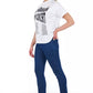 Blue Cotton Women Skinny Jean - SEHABRANDS