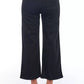 Black Cotton Women Cropped Pant - SEHABRANDS