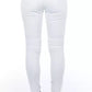 White Cotton Women Jeans - SEHABRANDS