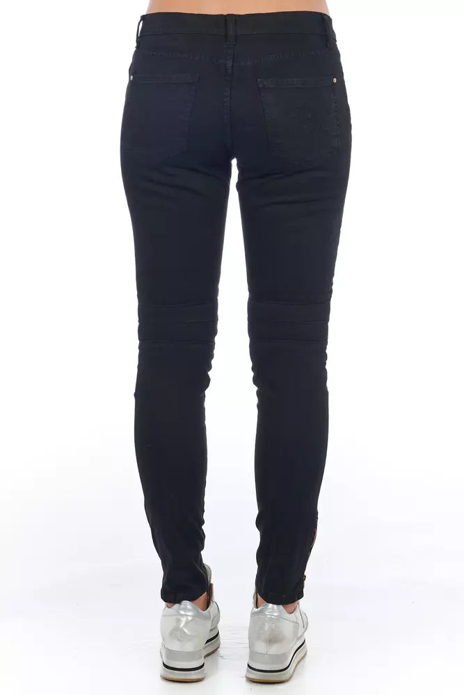 Black Cotton Women's Jean - SEHABRANDS