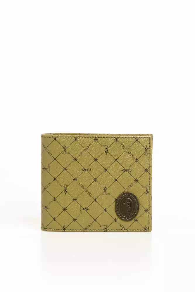 Green Leather Men Wallet - SEHABRANDS