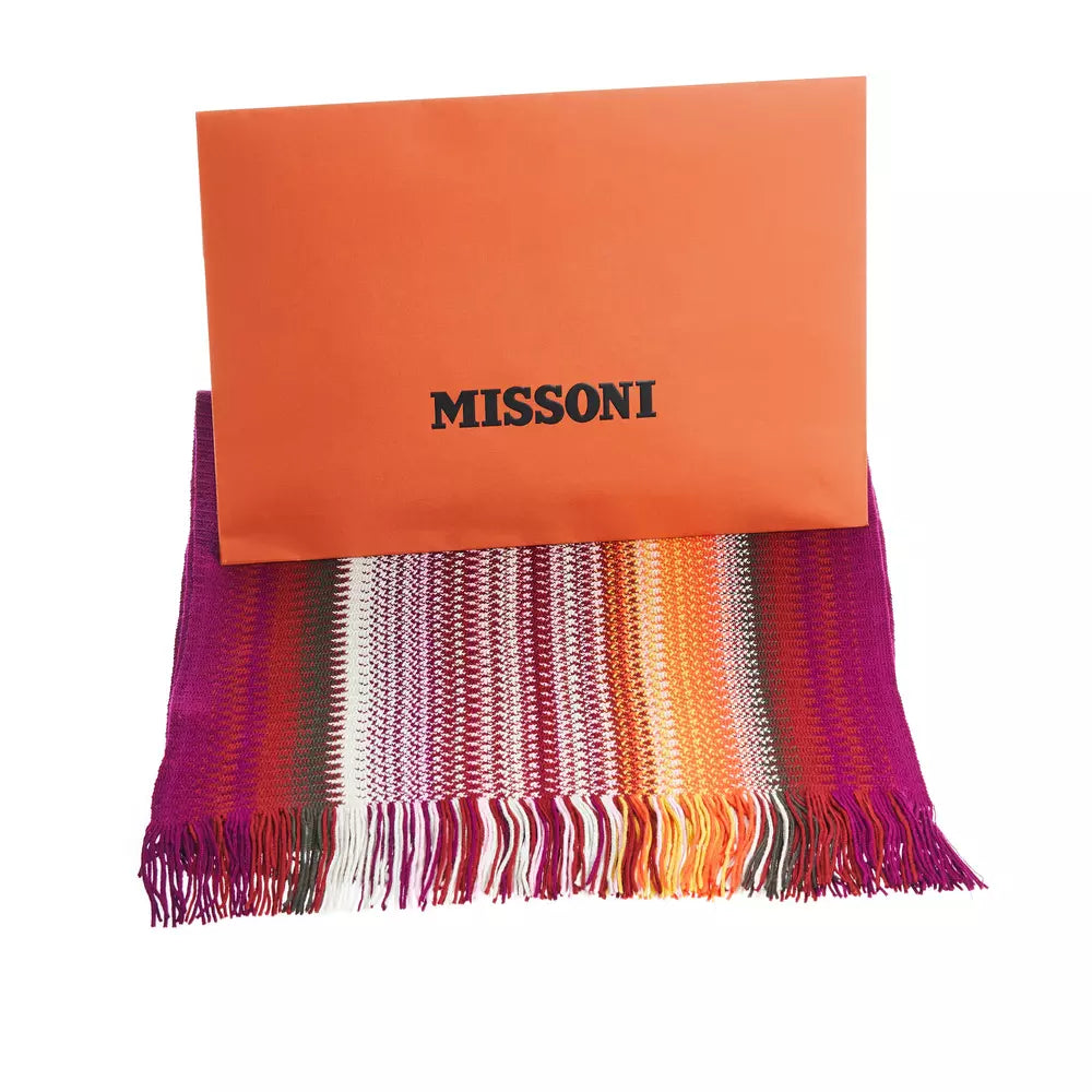 Multicolor Wool Men Scarf - SEHABRANDS